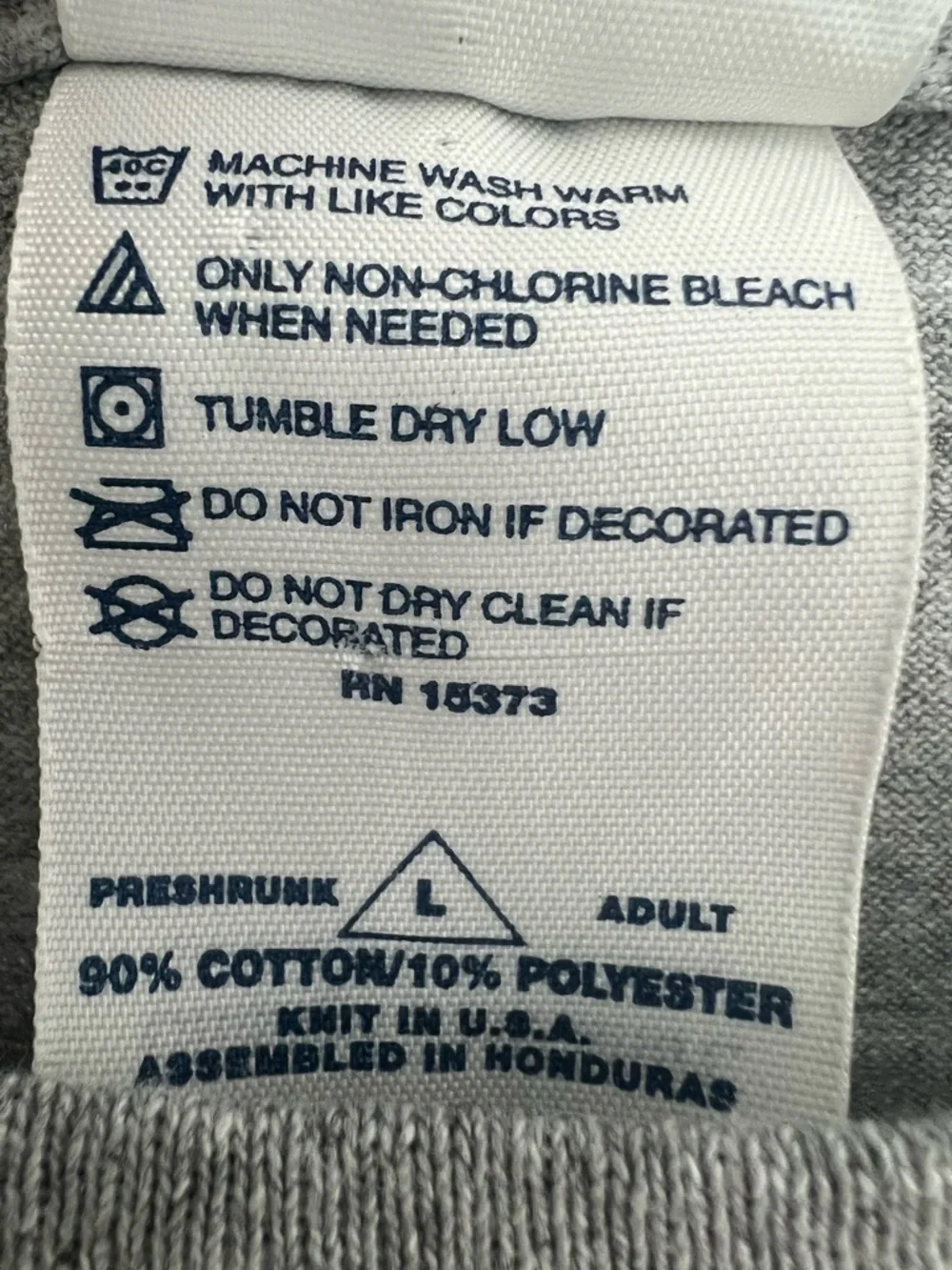 Vintage North Carolina Tar Heels Ram Logo Gray T-Shirt - Picture 6 of 7